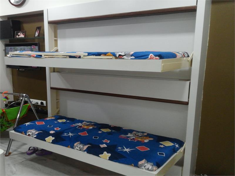 Wall Folding Bunk Bed Mechansim